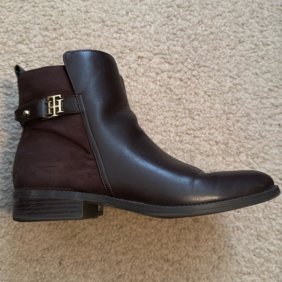 Tommy Hilfiger Irsela Boots Size 10 Color Brown Gold - Picture 8 of 11